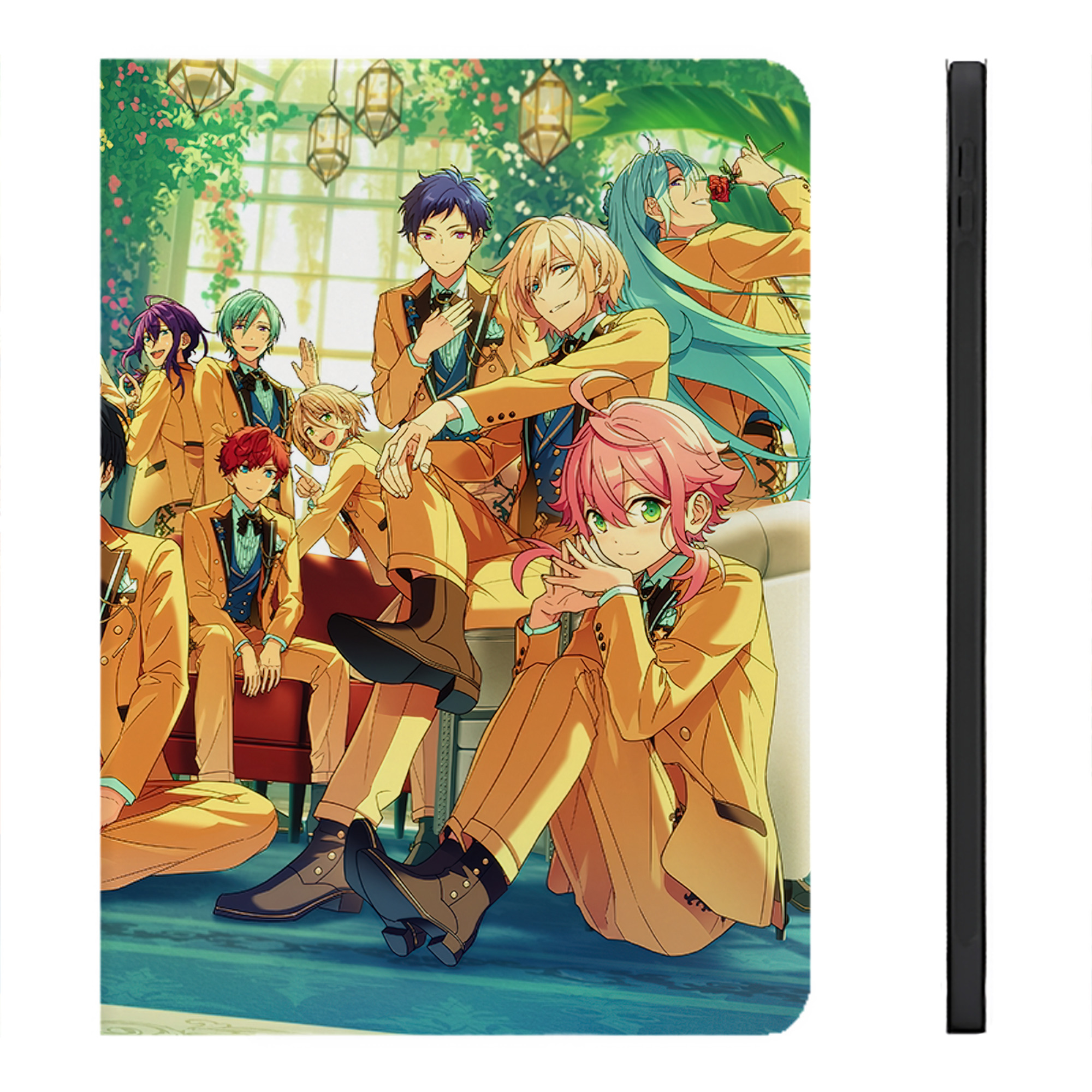 （画像用） あんさんぶるスターズ! Ensemble Stars IPadケース ペンホルダー付き ブックスタイルデザイン